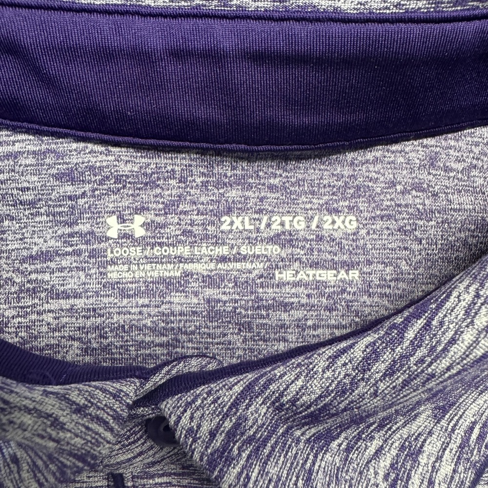 Florida South‎ Western College Buccaneers Polo Shirt Purple by Under Armour 2XL - Picture 3 of 12